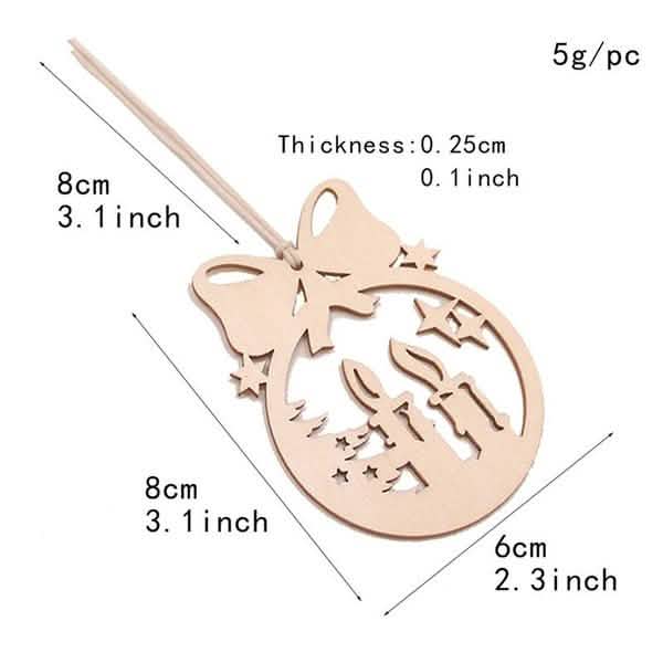 20-Pack: Christmas Day Decoration Pendant Holiday Decor & Apparel - DailySale