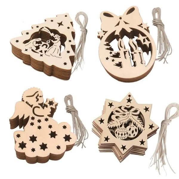 20-Pack: Christmas Day Decoration Pendant Holiday Decor & Apparel - DailySale