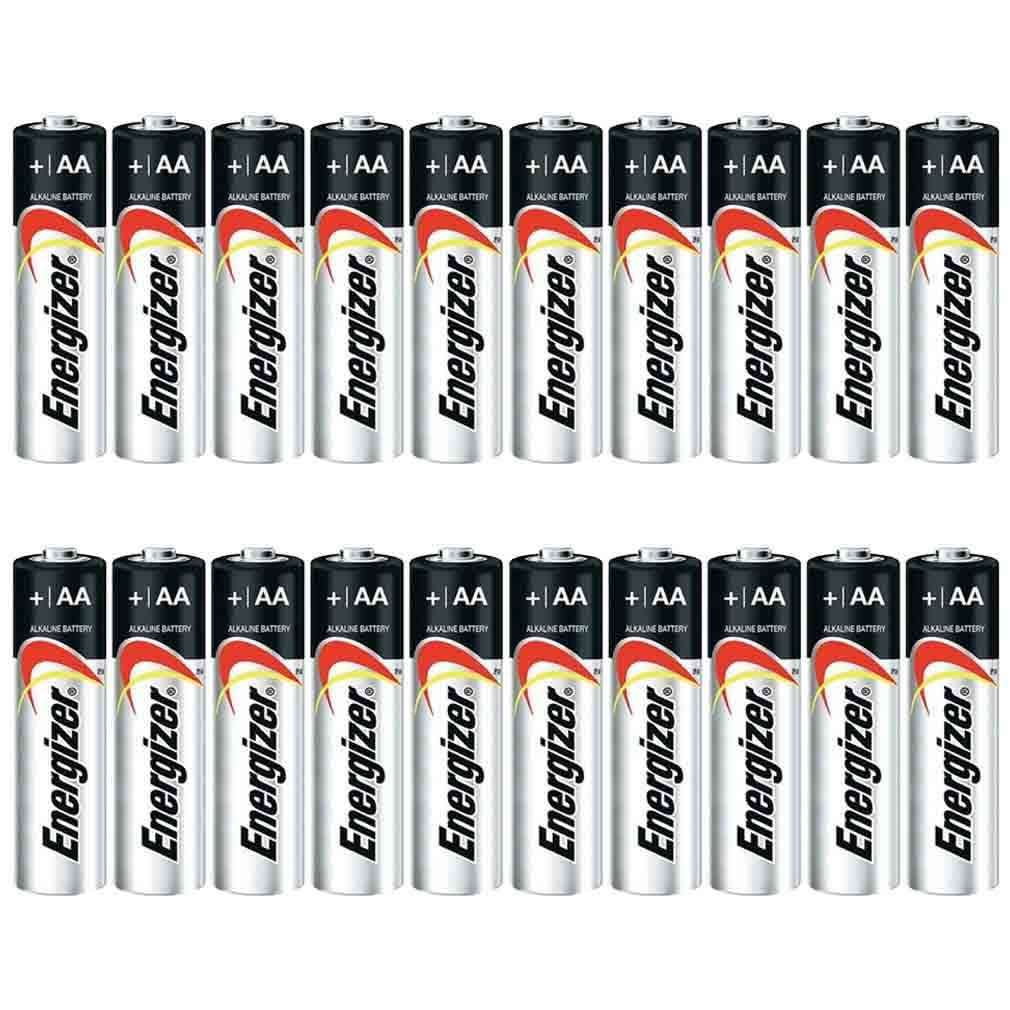 20-Pack: Energizer AA or AAA Max Alkaline Batteries Gadgets & Accessories AA - DailySale