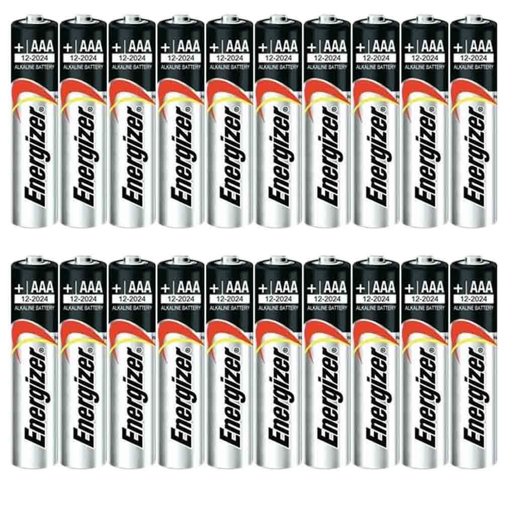 20-Pack: Energizer AA or AAA Max Alkaline Batteries Gadgets & Accessories AAA - DailySale