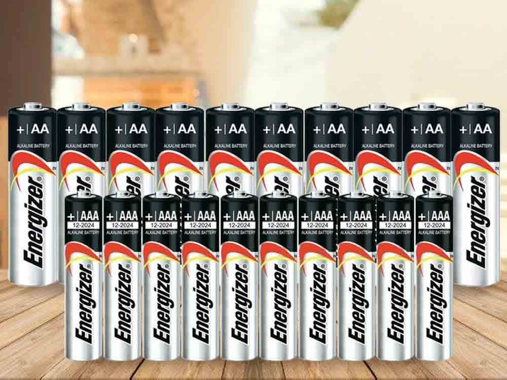 20-Pack: Energizer AA or AAA Max Alkaline Batteries Gadgets & Accessories - DailySale