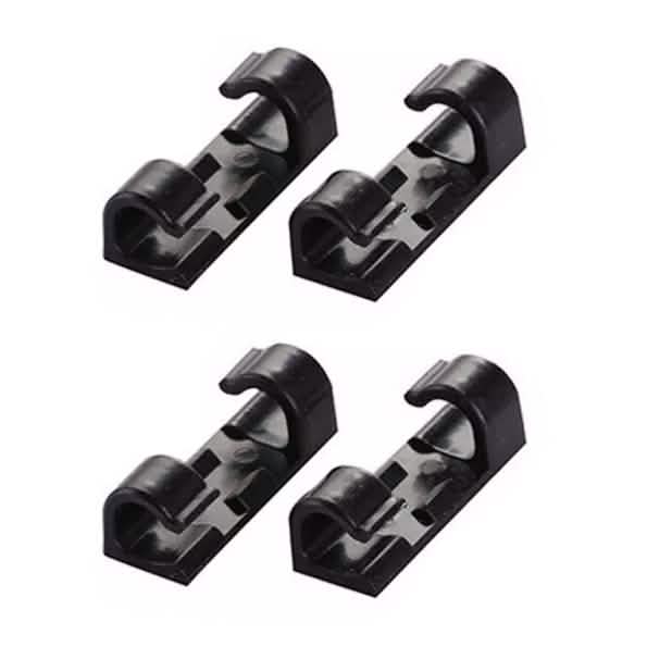 20-Pack: Self-adhesive Wire Organizer Line Cable Clip Everything Else Black - DailySale