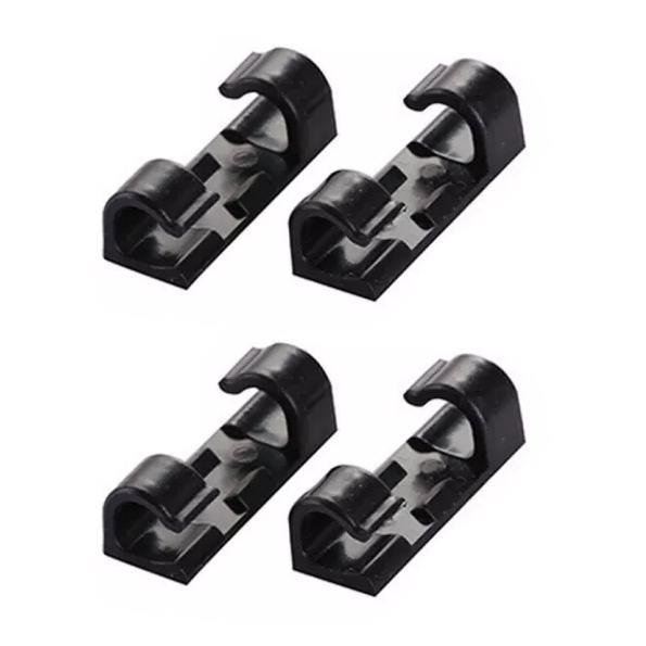 20-Pack: Self-adhesive Wire Organizer Line Cable Clip Everything Else Black - DailySale