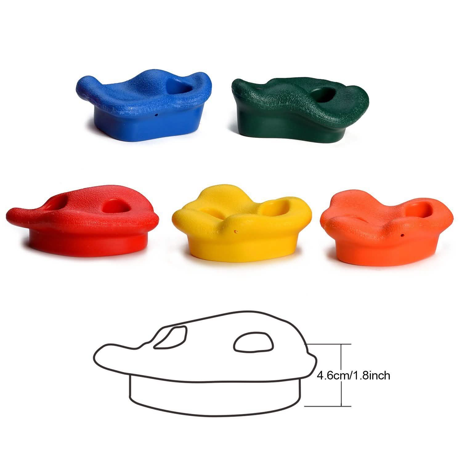 20-Piece: Climbing Wall Holds Indoor Outdoor Playground Set Toys & Games - DailySale