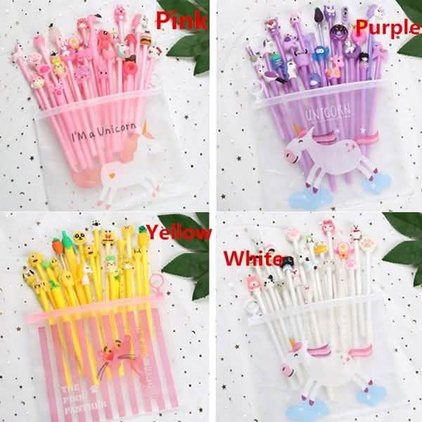 20-Piece: Cute Gel Cartoon Pen Set Art & Craft Supplies - DailySale
