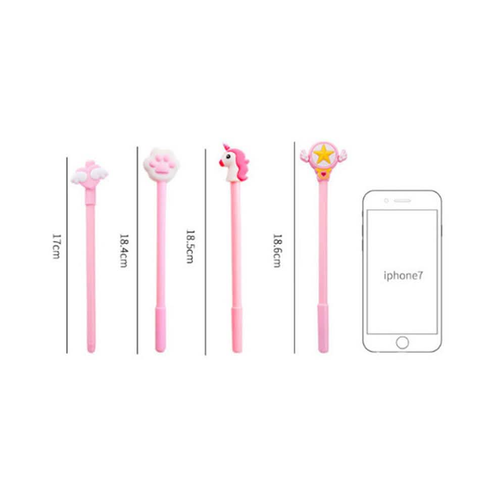 20-Piece: Cute Gel Cartoon Pen Set Art & Craft Supplies - DailySale