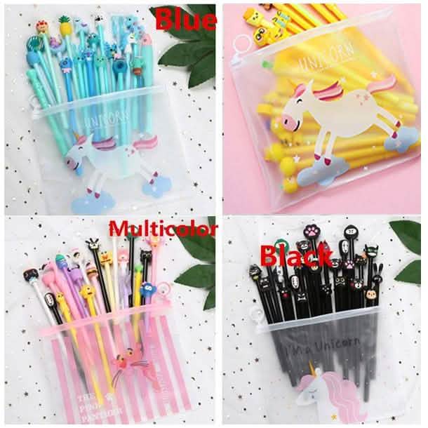20-Piece: Cute Gel Cartoon Pen Set Art & Craft Supplies - DailySale
