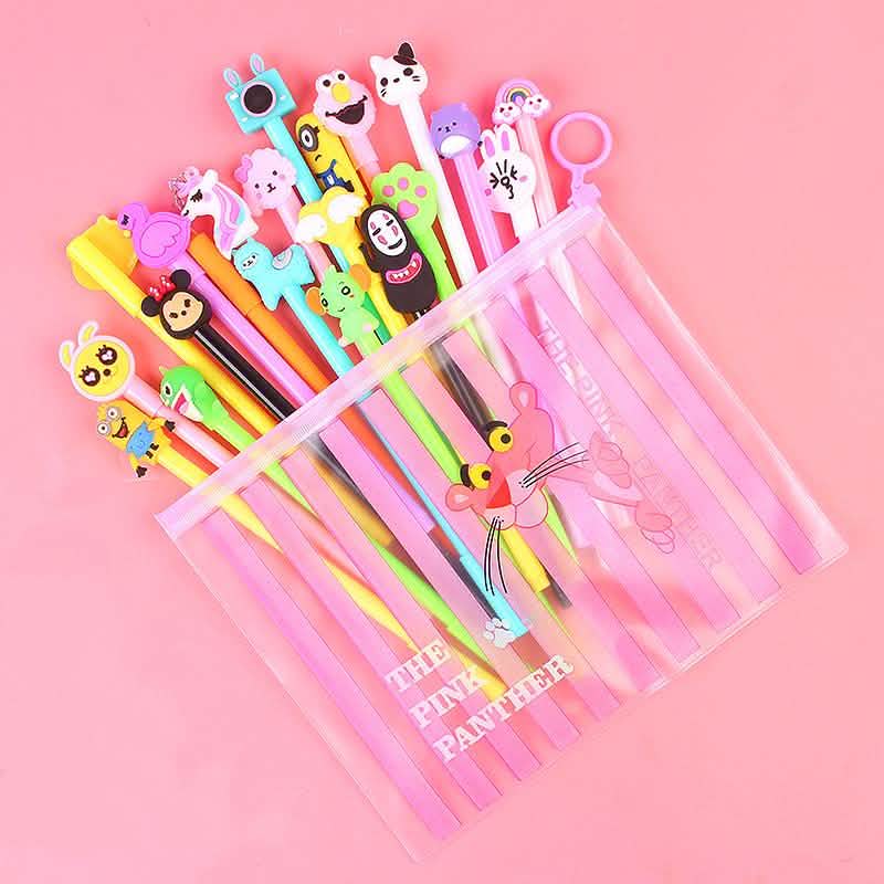 20-Piece: Cute Gel Cartoon Pen Set Art & Craft Supplies Multicolor - DailySale