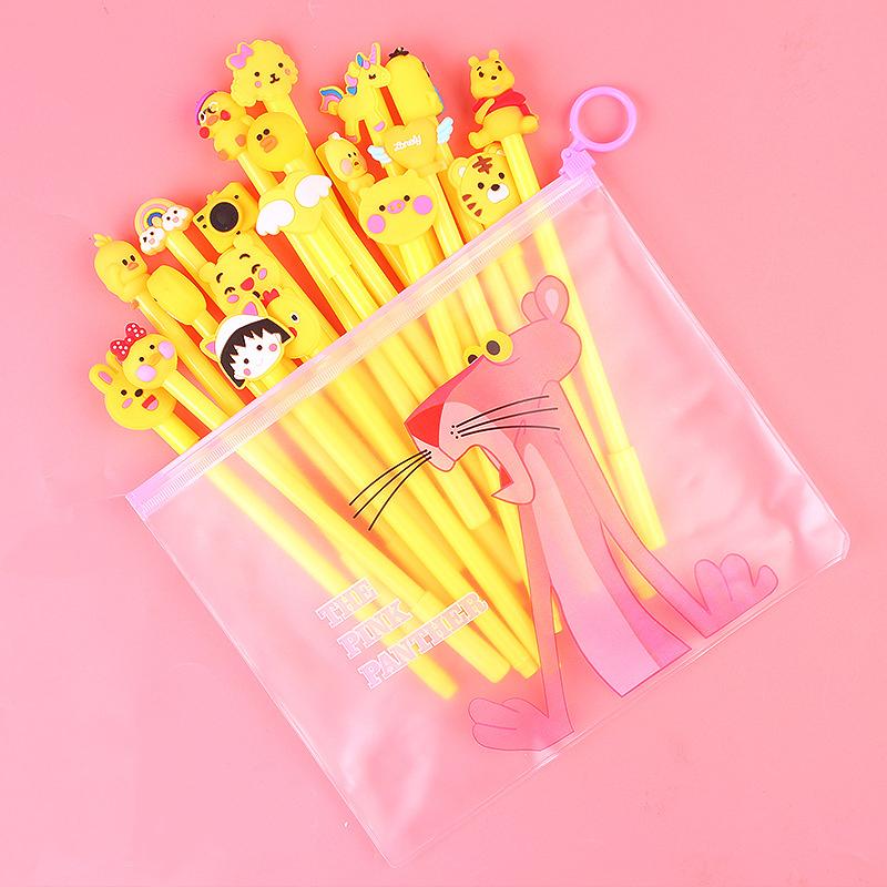 20-Piece: Cute Gel Cartoon Pen Set Art & Craft Supplies Yellow - DailySale