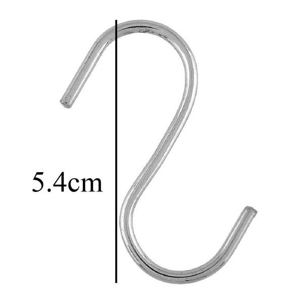 20-Piece: Household Holder Kitchen Stainless Steel S Shaped Hooks Kitchen & Dining - DailySale