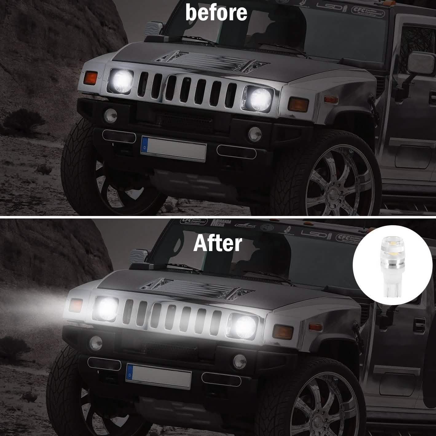 20-Piece: LED Car Light Bulbs Automotive - DailySale