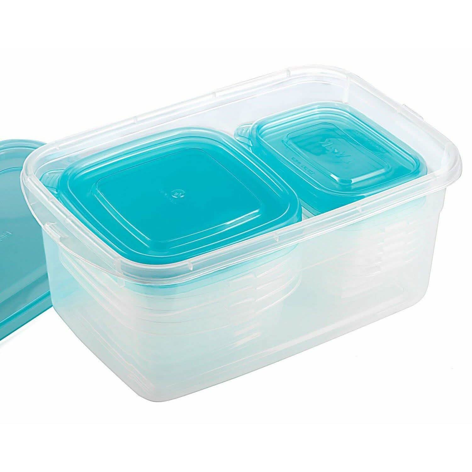 20-Piece Set: Chef's Star BPA-Free Reusable Microwavable Meal Prep Containers Kitchen Essentials - DailySale