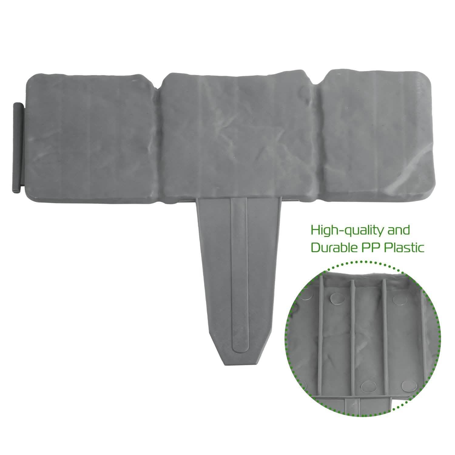 20-Pieces: Plastic Cobbled Stone Effect Garden & Patio - DailySale