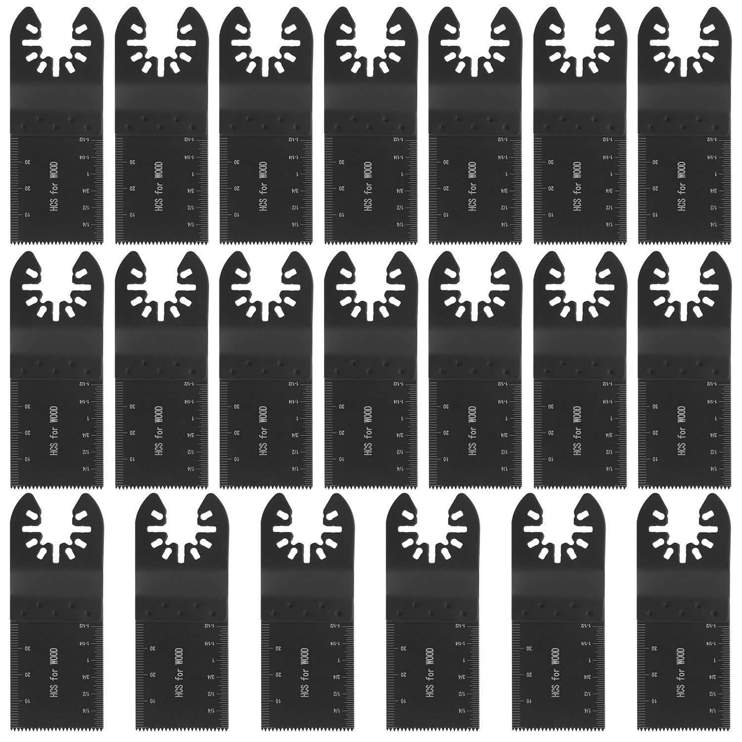 20-Pieces Set: Saw Blade Metal Oscillating Multitool Cutter Fit Home Improvement - DailySale