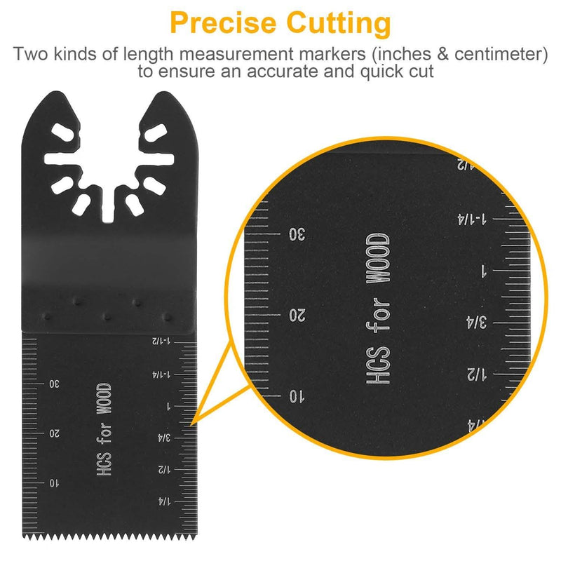 20-Pieces Set: Saw Blade Metal Oscillating Multitool Cutter Fit Home Improvement - DailySale