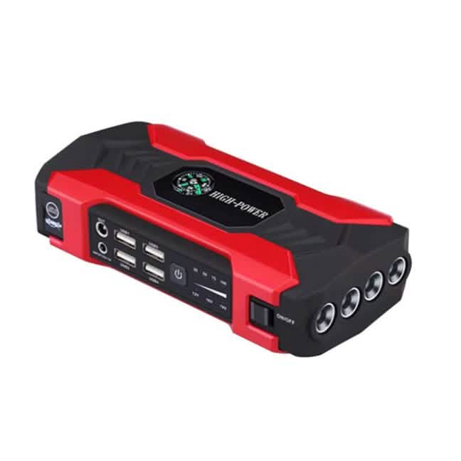 20000mAh Car Jump Starter Power Bank 200-600A Portable Charger Car Booster Automotive Red - DailySale