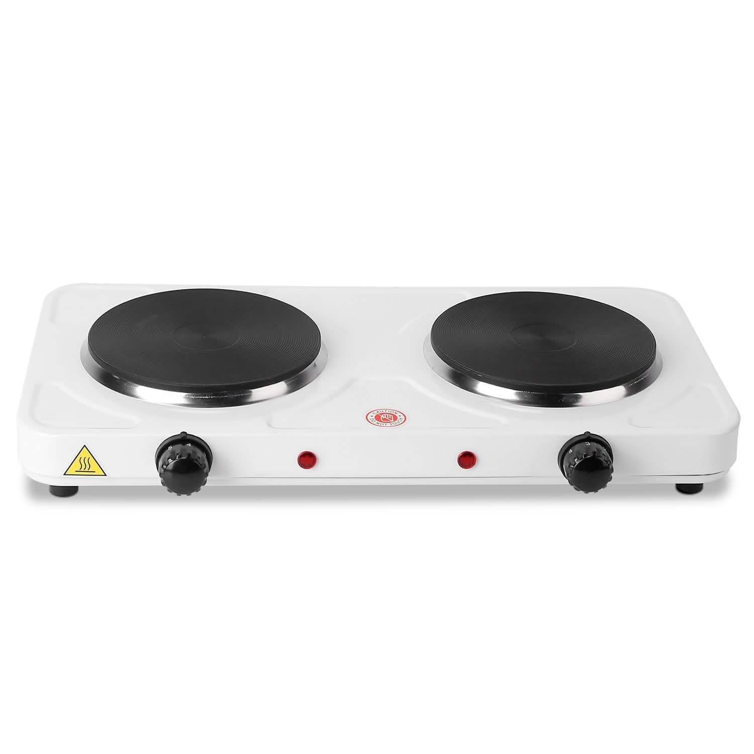 2000W Portable Double Electric Burner Kitchen Appliances - DailySale