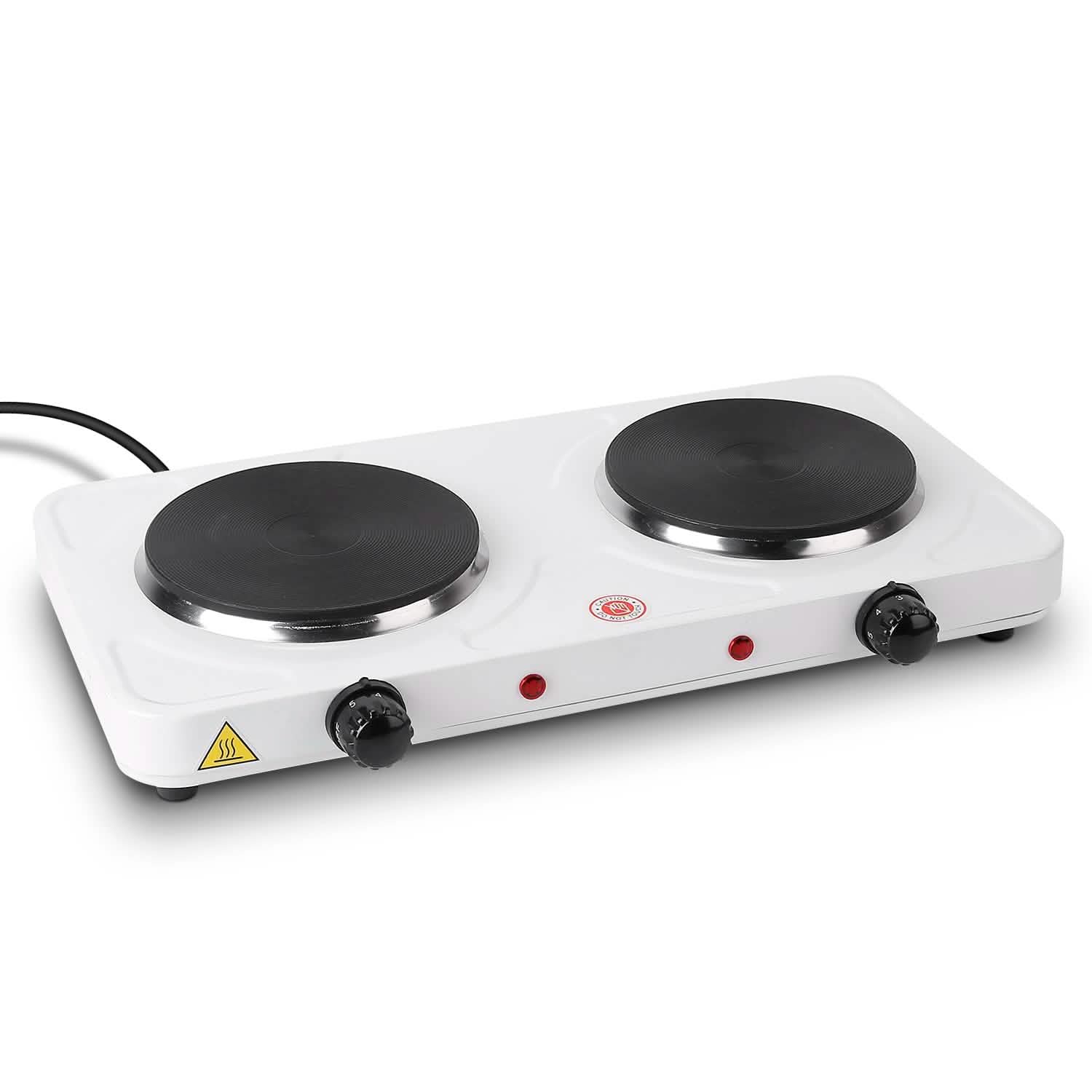 2000W Portable Double Electric Burner Kitchen Appliances - DailySale