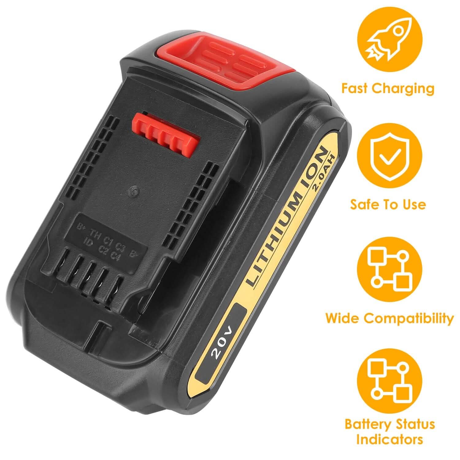 20V Replacement Battery Fit for Dewalt DCB Batteries & Power Accessories - DailySale