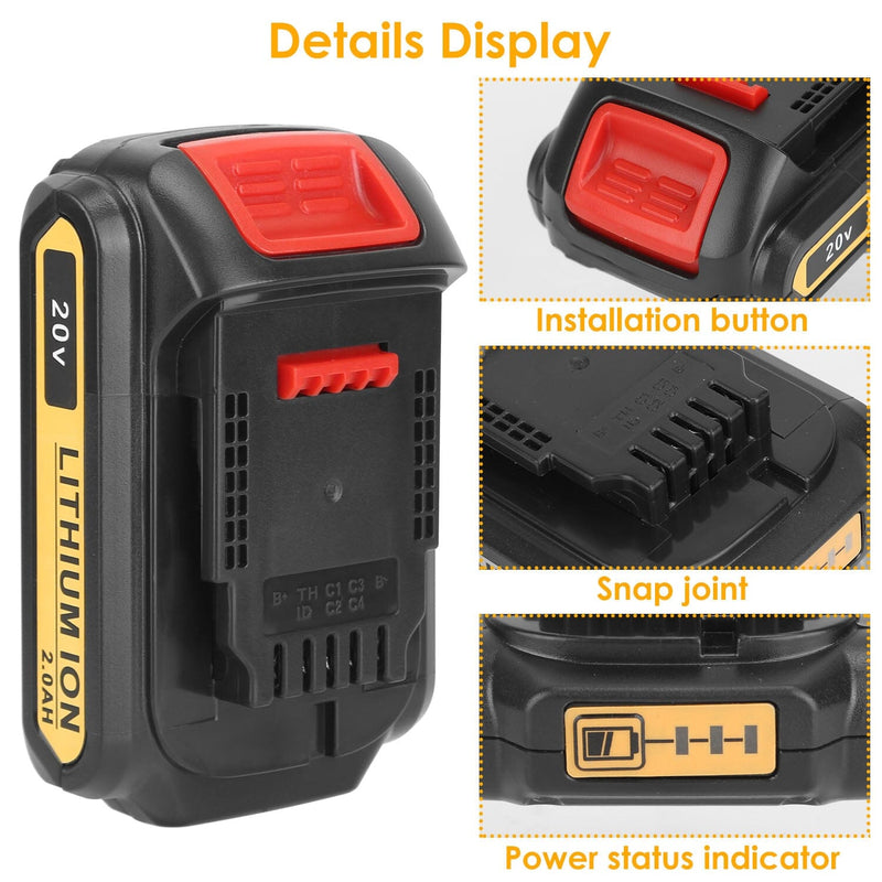 20V Replacement Battery Fit for Dewalt DCB Batteries & Power Accessories - DailySale