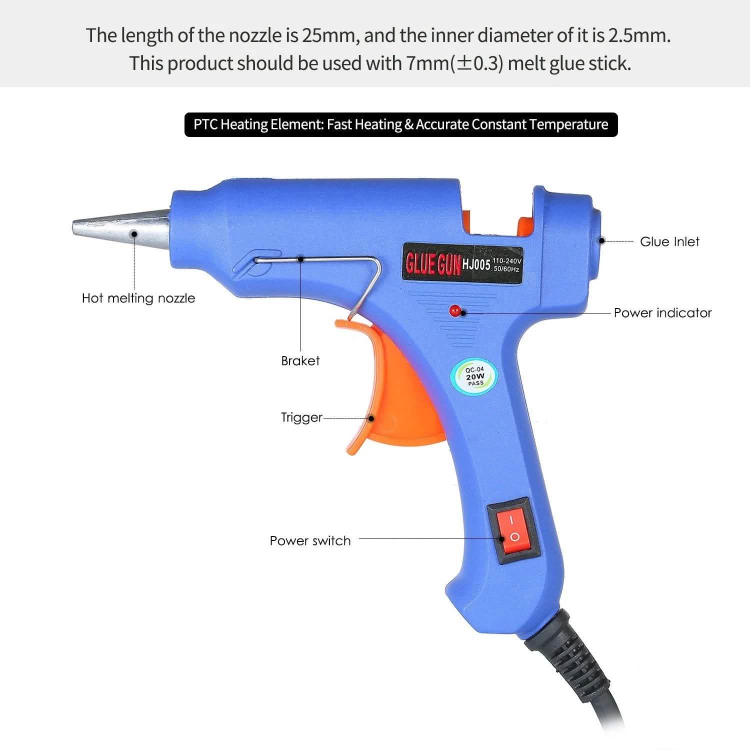 20W Hot Melt Glue Gun Everything Else - DailySale