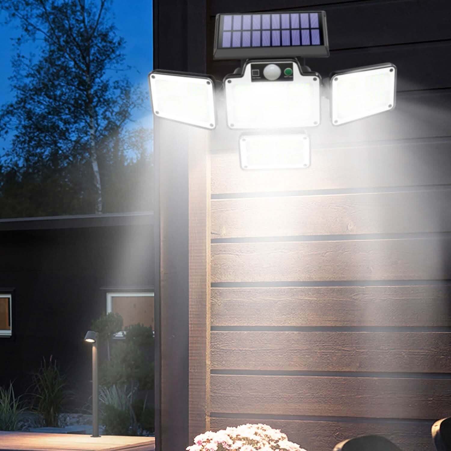 216 LEDs Solar Outdoor Light Motion Sensor Security Wireless Lamp Outdoor Lighting - DailySale