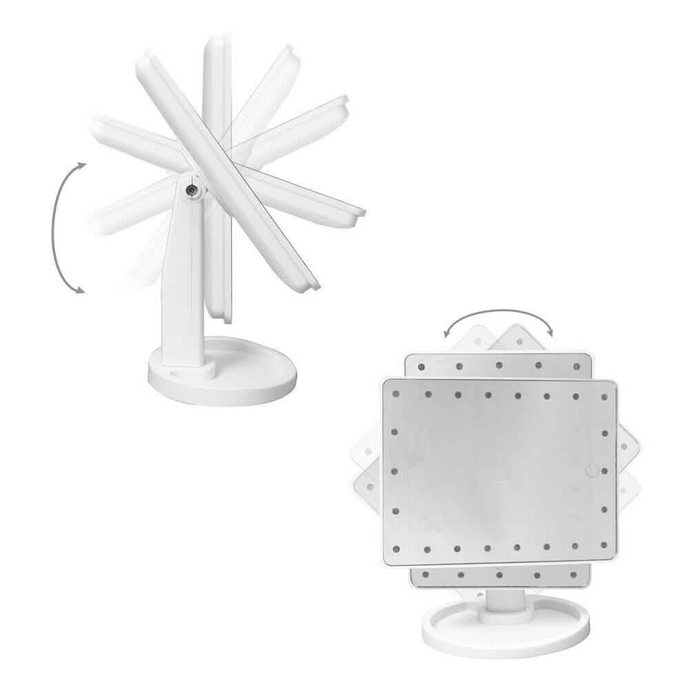 22 LED Touch Screen Desktop Stand Mirror Beauty & Personal Care - DailySale