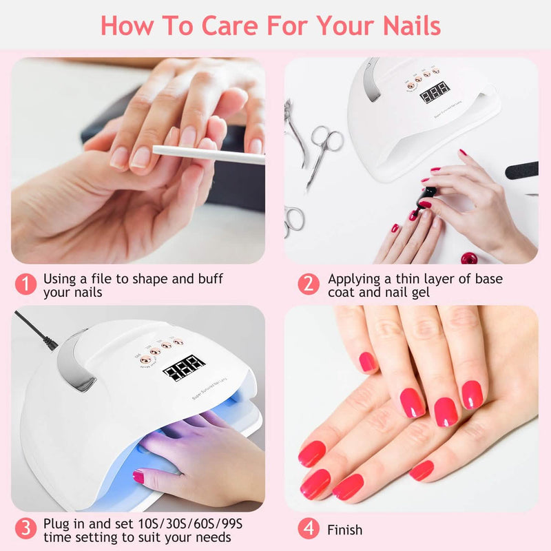 220W UV LED Nail Lamp Gel Polish Dryer Beauty & Personal Care - DailySale
