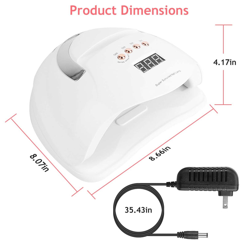 220W UV LED Nail Lamp Gel Polish Dryer Beauty & Personal Care - DailySale