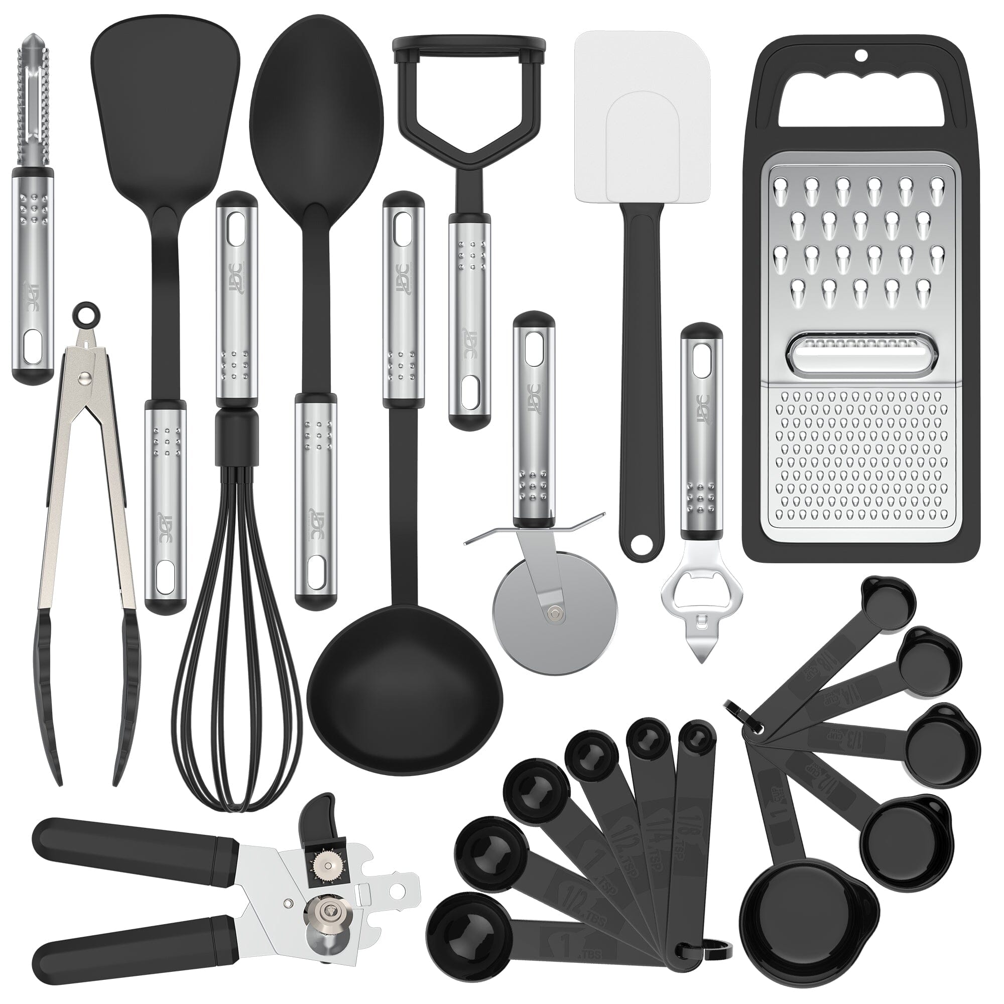 Kitchen Nylon Cooking Utensil Spatula Set And Accessories 44 Pcs