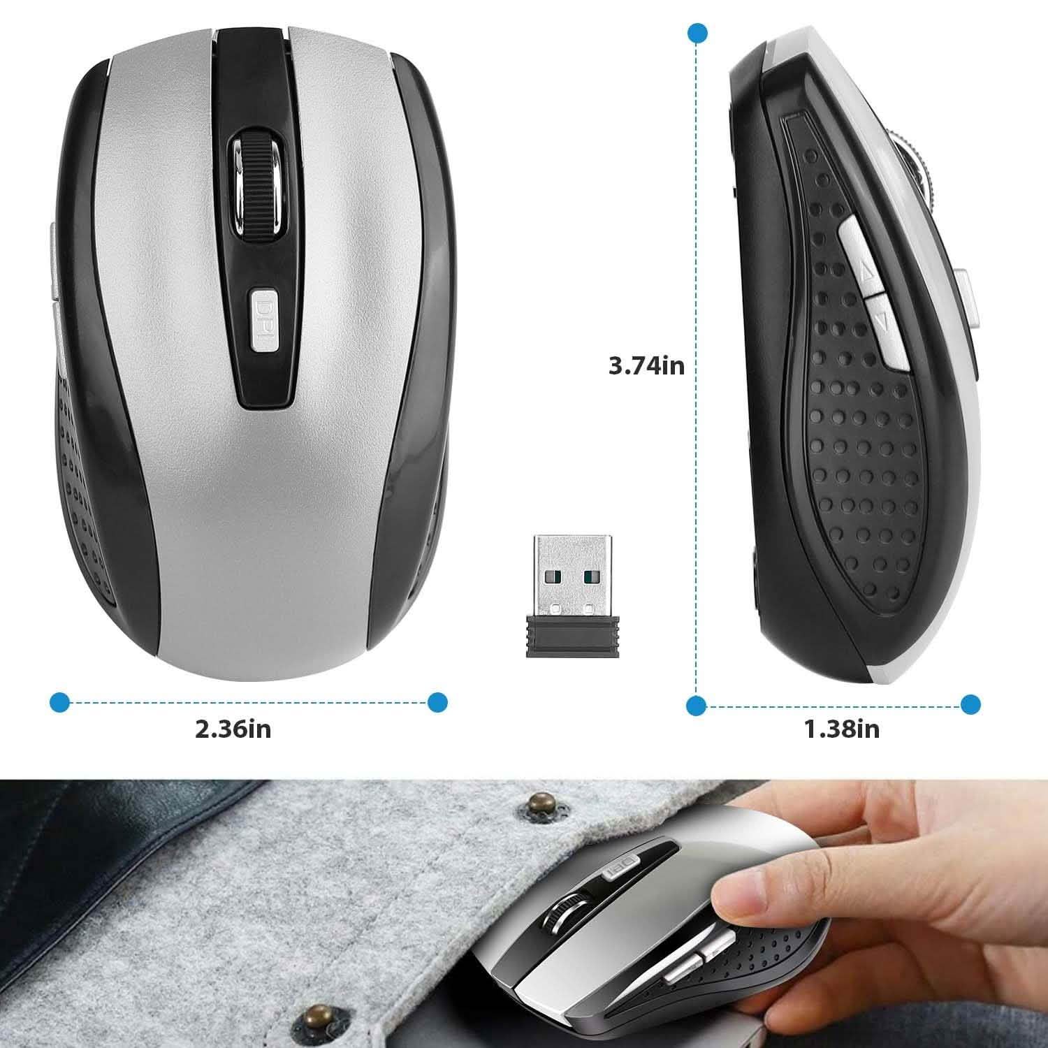 2.4 G Wireless Gaming Mouse Optical Computer Accessories - DailySale