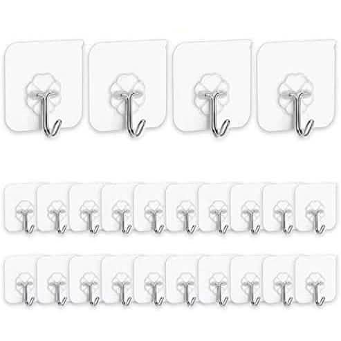 24-Pack: Adhesive Hooks Kitchen Wall Hooks Kitchen & Dining - DailySale