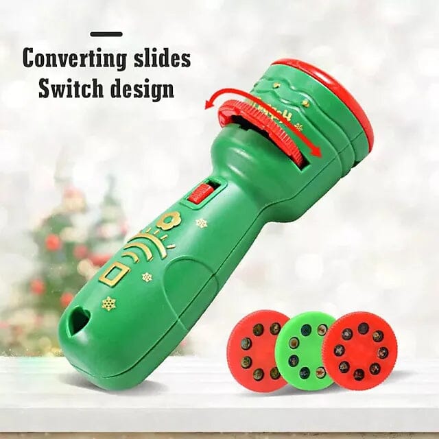24 Patterns Christmas Flashlight Projection Lamp Holiday Decor & Apparel - DailySale