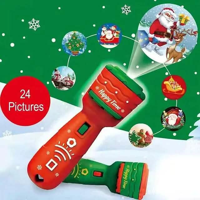 24 Patterns Christmas Flashlight Projection Lamp Holiday Decor & Apparel - DailySale