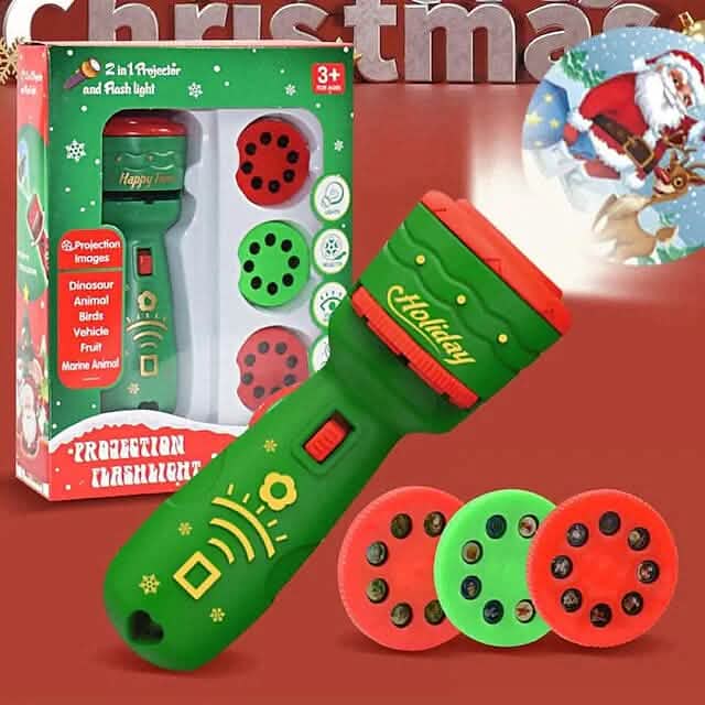 24 Patterns Christmas Flashlight Projection Lamp Holiday Decor & Apparel - DailySale