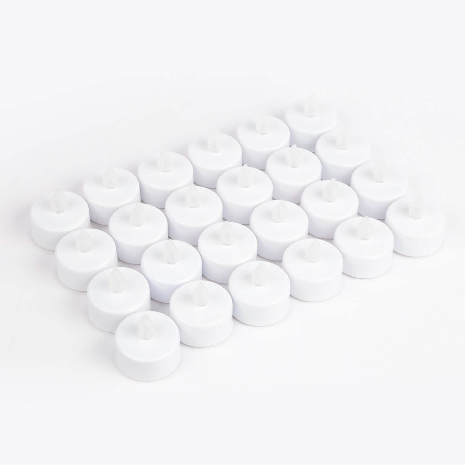 24-Piece: Flameless LED Tealight Candles Indoor Lighting - DailySale