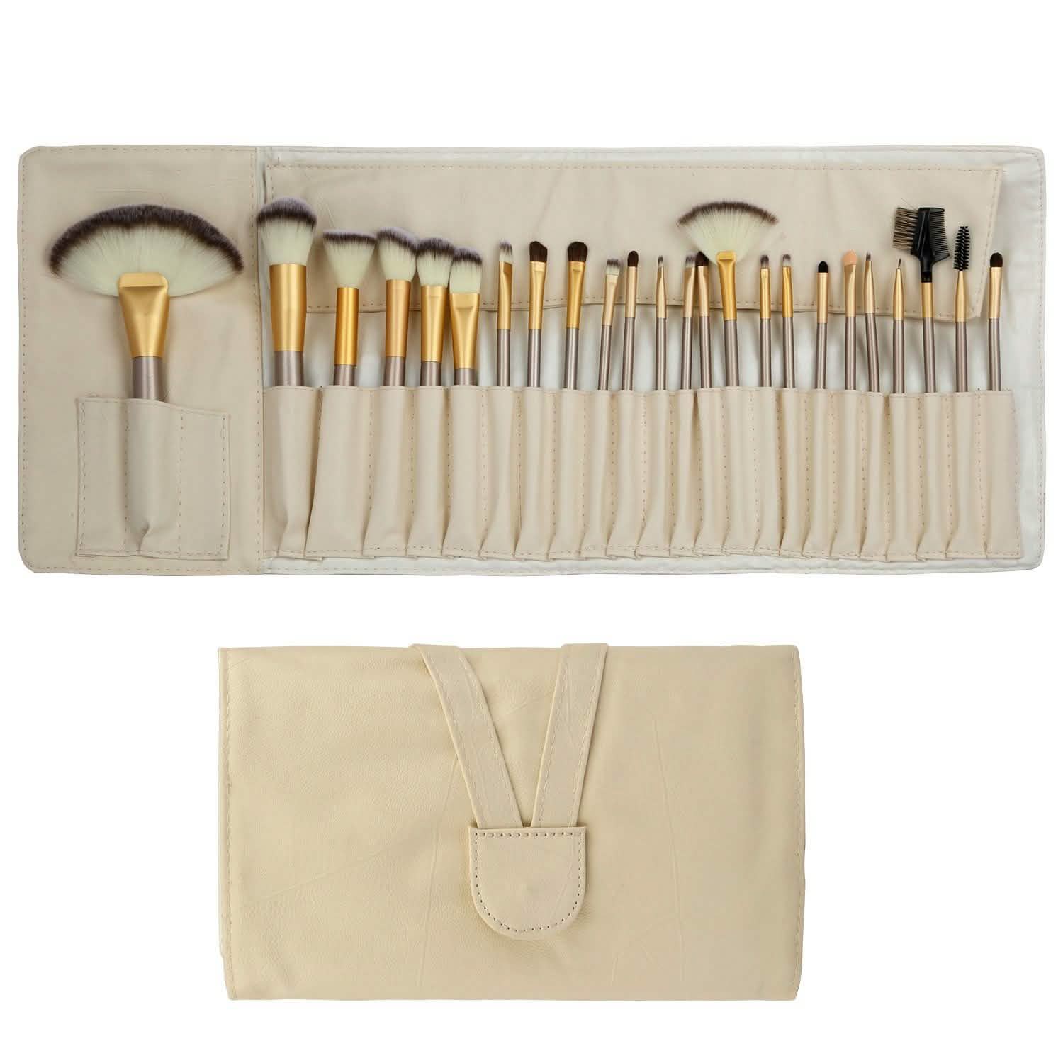 24-Piece: Makeup Brushes Set Beauty & Personal Care - DailySale