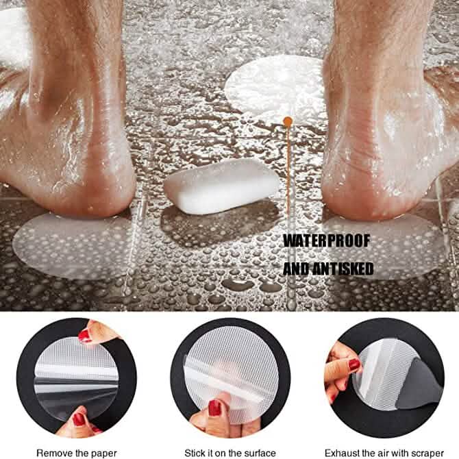 24-Piece: Non-Slip Bathtub Stickers Bath - DailySale