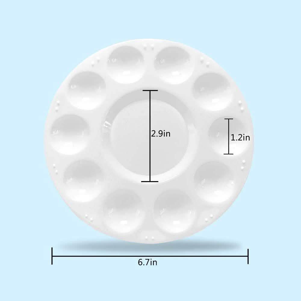 24-Piece: Paint Tray Palettes Art & Craft Supplies - DailySale