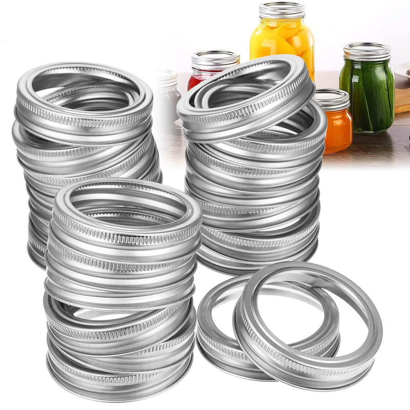 24-Piece: Regular Mouth Canning Jar Kitchen Storage - DailySale