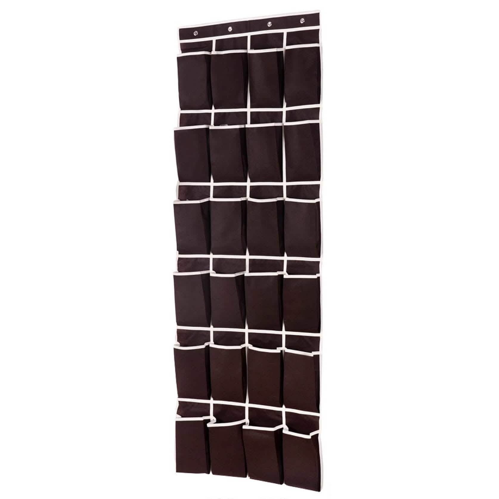 24-Pocket: Over the Door Shoe Organizer Assorted Colors Closet & Storage - DailySale