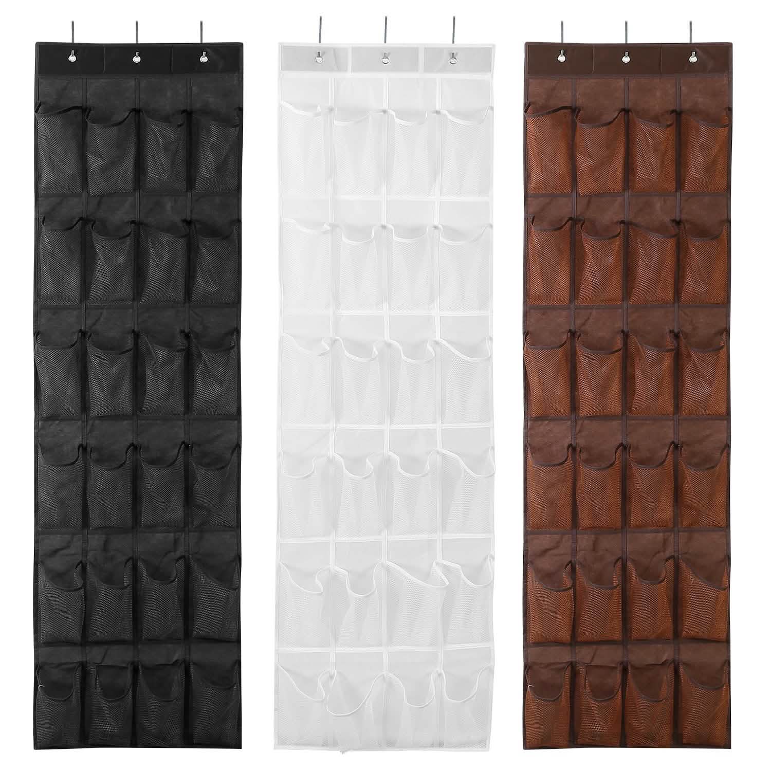 24 Pockets Over the Door Shoe Rack Closet & Storage - DailySale