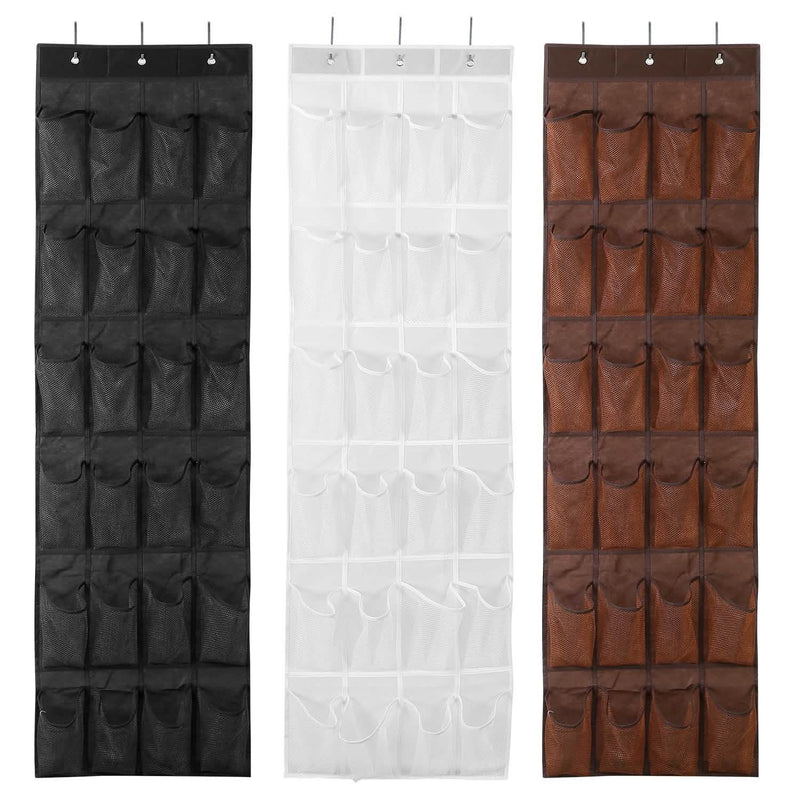 24 Pockets Over the Door Shoe Rack Closet & Storage - DailySale