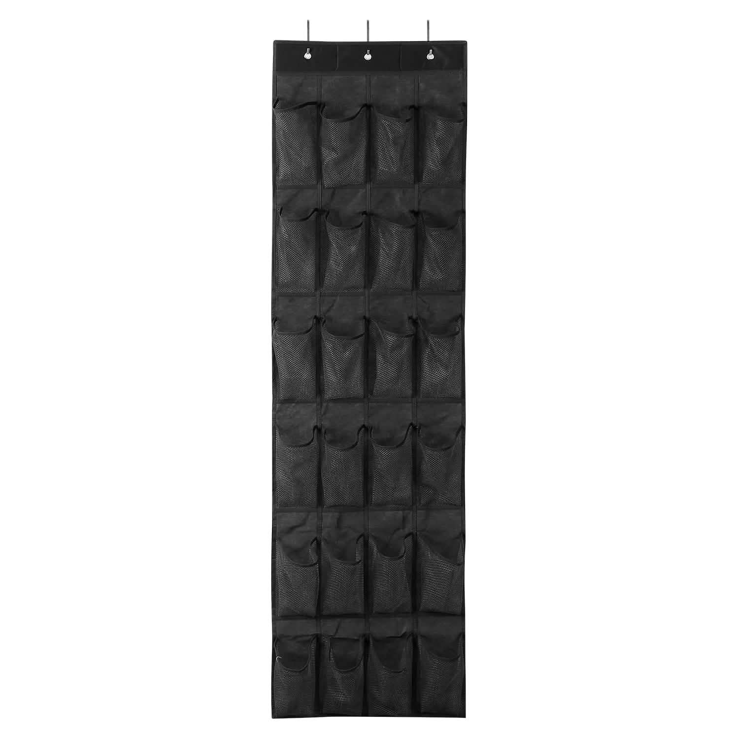 24 Pockets Over the Door Shoe Rack Closet & Storage - DailySale