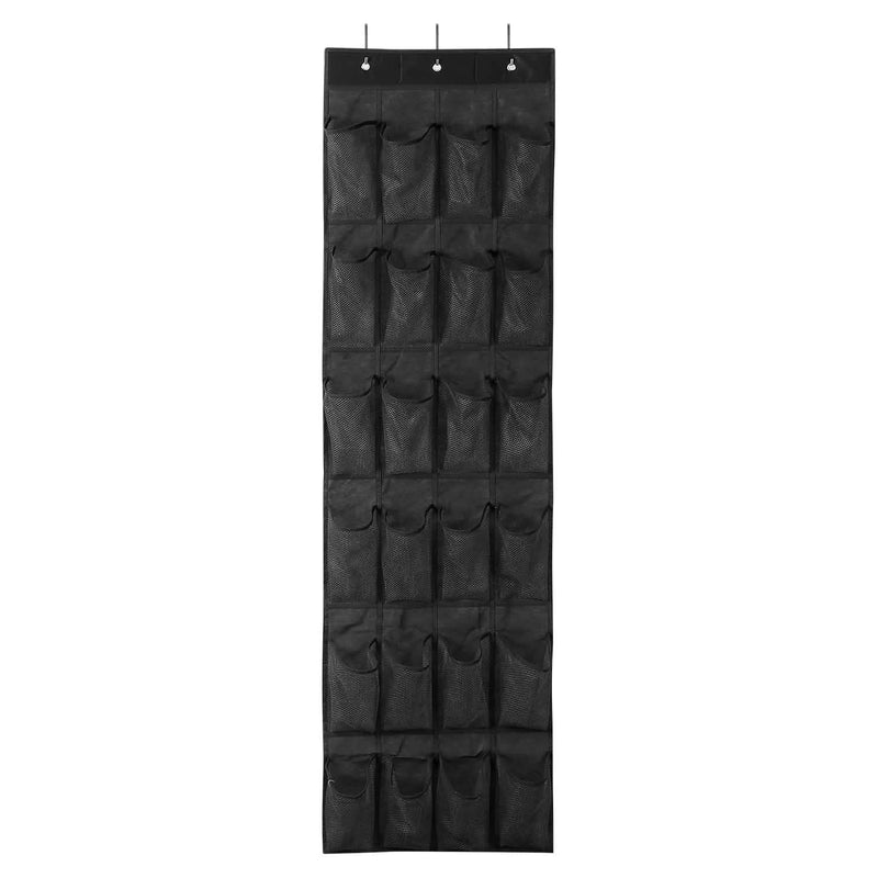 24 Pockets Over the Door Shoe Rack Closet & Storage - DailySale