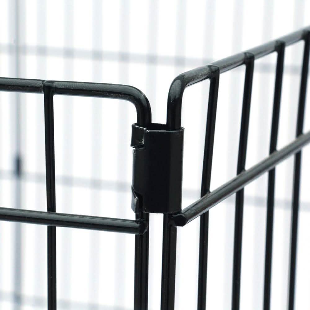 24" Tall Wire Fence 8 Panel Pet Folding Metal Play Pen Pet Supplies - DailySale