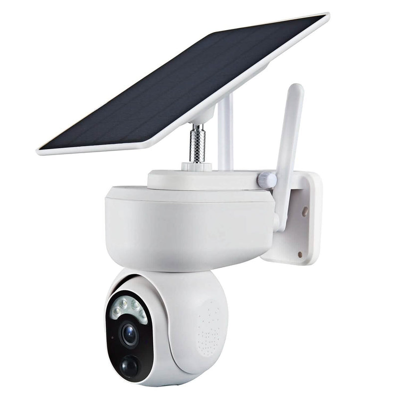 2.4G Wifi Solar Wireless 1080P Surveillance Camera with Flood Light Night Vision Smart Home & Security - DailySale