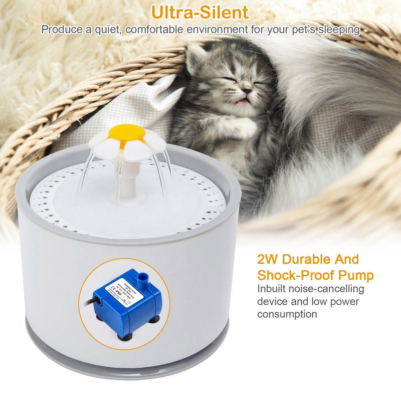 2.4L Automatic Pet Water Fountain Pet Supplies - DailySale