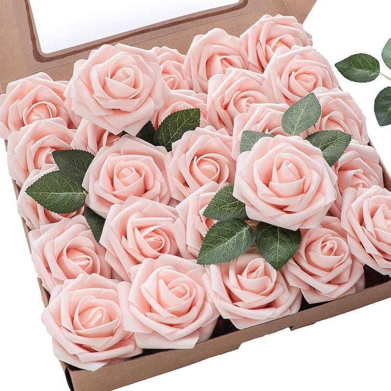 25-Pieces Floroom Artificial Flowers in blush, available in Dailysale