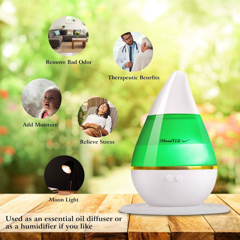 250 ML Cool Mist Humidifier with 7 Color Changeable LED Lights Wellness - DailySale